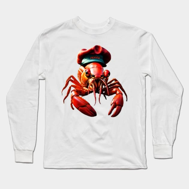 Crawfish Pierre Long Sleeve T-Shirt by Trails I Travel Art